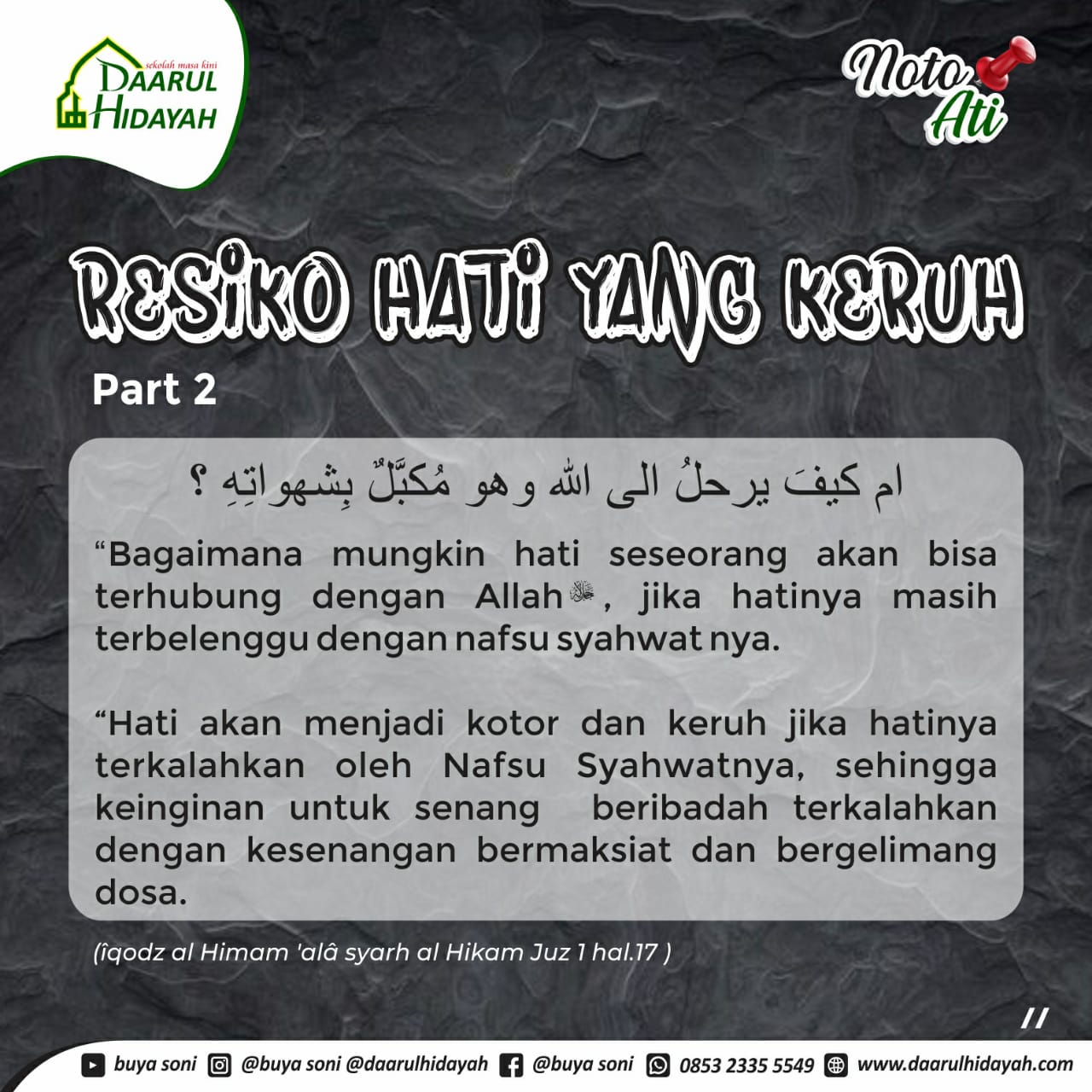 RESIKO HATI YANG KERUH Part 2