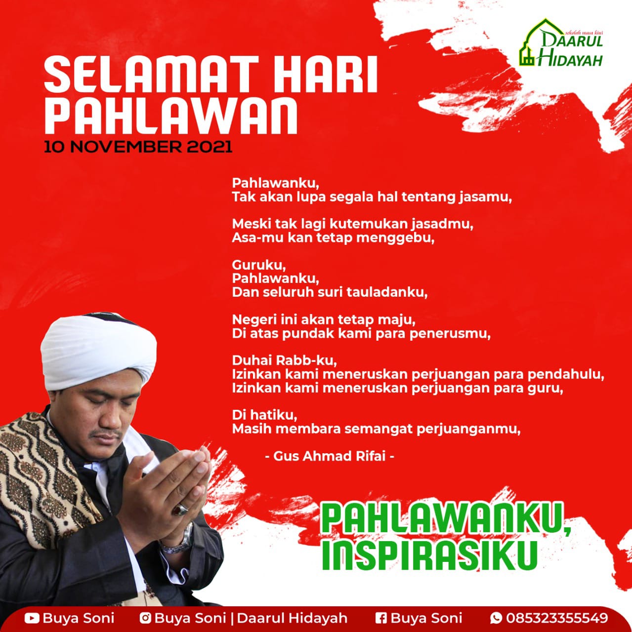 Selamat Hari Pahlawan 10 November 2021