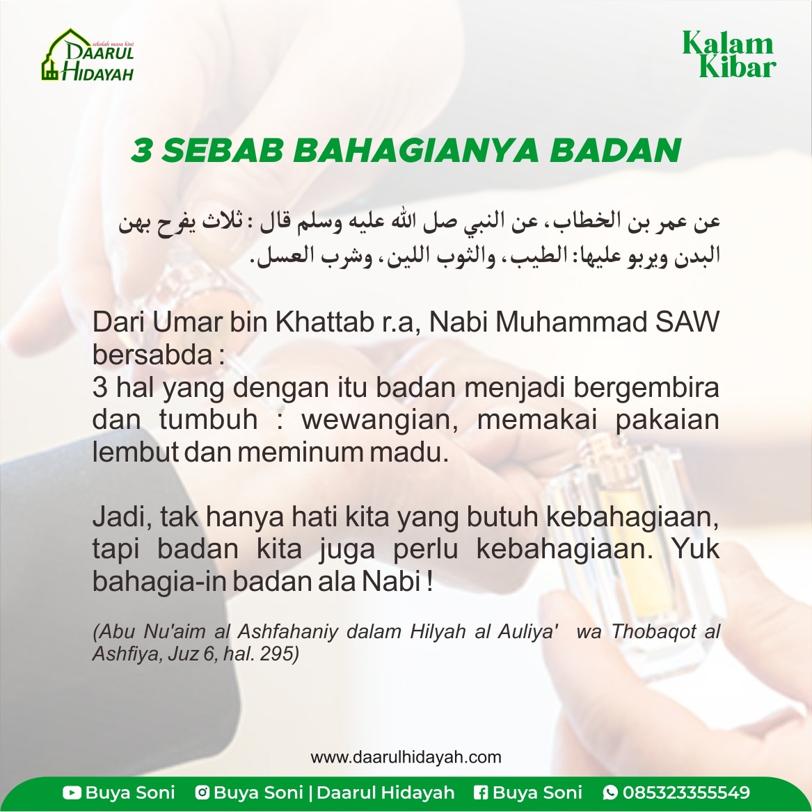 3 SEBAB BAHAGIANYA BADAN